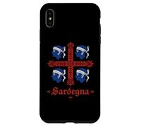 Custodia per iPhone XS Max Bandiera Sardegna Quattro Mori Sardegna Orgoglio Italia Design