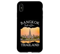 Custodia per iPhone XS Max Bangkok Thailandia Souvenir Tempio dell'alba Buddismo Wat Arun