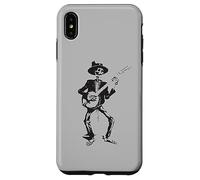 Custodia per iPhone XS Max Banjo Dancing Skeleton Bluegrass Music Festival