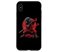 Custodia per iPhone XS Max Barboncino Papà Carino Anime Giapponese Roba Samurai Cane Ninja