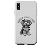 Custodia per iPhone XS Max Barktastic Adventures Await, simpatico cucciolo di cane, cartone animato