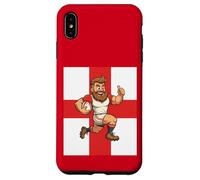 Custodia per iPhone XS Max Barrelling Forward, divertente eroe del rugby inglese