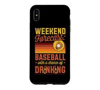 Custodia per iPhone XS Max Baseball previsioni del fine settimana con possibilità di bere birra