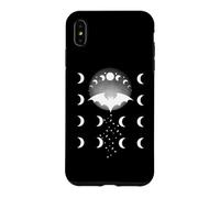 Custodia per iPhone XS Max Bat Rising in the Moon Night Sky e Moon Light Magic