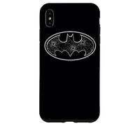 Custodia per iPhone XS Max Batman Glass Hole Logo