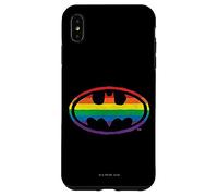 Custodia per iPhone XS Max Batman Pride Rainbow Logo