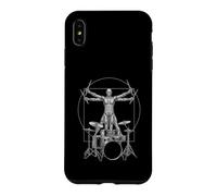 Custodia per iPhone XS Max Batteria Banda Marching Band DA Vinci Batterista Vintage