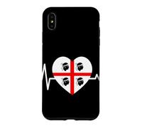 Custodia per iPhone XS Max Battito Sardo Sardegna Cuore Quattro Mori Orgoglio Sardo