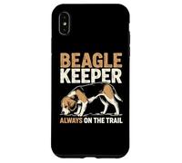 Custodia per iPhone XS Max Beagle Keeper Always On The Trail - Amante dei cani