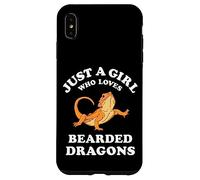 Custodia per iPhone XS Max Bearded Dragon Pet Lizard Reptile Animal Gift Black