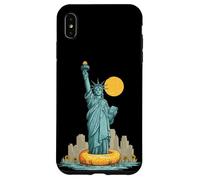 Custodia per iPhone XS Max Bellissimo costume Liberty con fiori e anello da biliardo