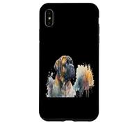 Custodia per iPhone XS Max Bellissimo ritratto di mastino ad acquerello