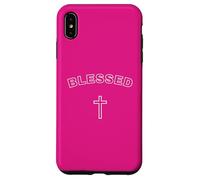 Custodia per iPhone XS Max Benedetto Semplice Minimalistico Religioso Fede Cristiana