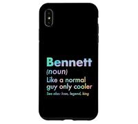 Custodia per iPhone XS Max Bennett Like A Normal Guy Only Cooler Legend King Nome
