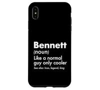 Custodia per iPhone XS Max Bennett Like A Normal Guy Only Cooler Legend King Nome