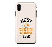 Custodia per iPhone XS Max Best Cockatoo Nonna Ever Carino Pet Bird