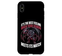Custodia per iPhone XS Max Best Feeling When Your Demon Meets Its Match -