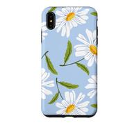 Custodia per iPhone XS Max Bianco Daisy Floral Pattern Primavera Fiore Giardino