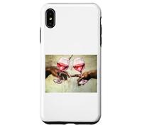 Custodia per iPhone XS Max BICCHIERI VINO CAPPELLA SISTINA DIVERTENTE RINASCIMENTALE MICHELANGELO