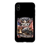 Custodia per iPhone XS Max Big Boy 4014 Train America Turns 250 Years Freedom Patriotic