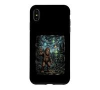 Custodia per iPhone XS Max Bigfoot Alien UFO Foresta Incontro Cryptid