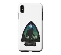 Custodia per iPhone XS Max Bigfoot Arrowhead Sasquatch Scopri la grafica del cielo notturno