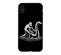 Custodia per iPhone XS Max Bigfoot Equitazione Nessie Loch Ness Mostro Sasquatch Cryptid
