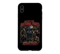 Custodia per iPhone XS Max Bigfoot Mothman protegge le leggende criptiche dei nostri parchi nazionali