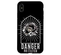 Custodia per iPhone XS Max Biker Mamma Pericolo Nessun Filtro