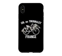 Custodia per iPhone XS Max Biking Col du Tourmalet Francia grafica