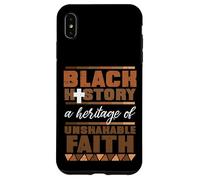 Custodia per iPhone XS Max Black History Heritage Of Unshakeable Faith Uomini Donne Bambini