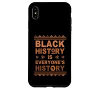 Custodia per iPhone XS Max Black History is Everyone's History Black African American