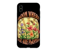 Custodia per iPhone XS Max Bloom Where You Are Planted Design vintage floreale