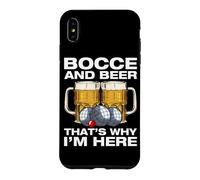 Custodia per iPhone XS Max Bocce and beer Petanque Bocce