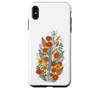 Custodia per iPhone XS Max Boho Floral Flute Instrument Musician