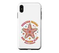 Custodia per iPhone XS Max Boho Starfish Dreams Hippie Sun Bliss Retro Groovy Beach