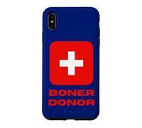 Custodia per iPhone XS Max Boner Donor Life Guard Cross Saving vite con umorismo