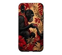 Custodia per iPhone XS Max Bonobo Condivisione Frutta Sotto Le Foglie