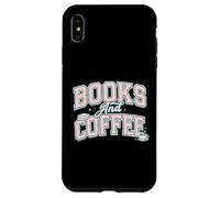 Custodia per iPhone XS Max Books And Coffee Cozy Reader Typography Pastel Design
