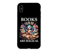 Custodia per iPhone XS Max Books are Magical Dragon Book Lover Read Books Happy Dragons