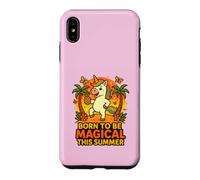 Custodia per iPhone XS Max Born to Be Magical Summer Vibes Ananas Unicorno