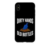 Custodia per iPhone XS Max Bottle Digging Dirty Hands Old Bottles Antique Hunting