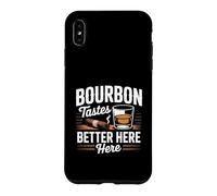 Custodia per iPhone XS Max Bourbon ha un sapore migliore nel cortile Bourbon Cigar Humor