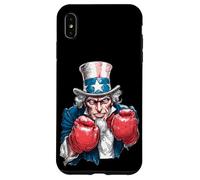 Custodia per iPhone XS Max Boxe patriottica con Sam e Cool Top Hat Uncle