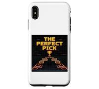 Custodia per iPhone XS Max Bracket Buster Gioco Logica Retro Grid Strategia di vittoria