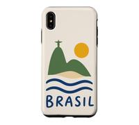 Custodia per iPhone XS Max Brasile Rio De Janeiro Cristo il Redentore Spiaggia Sole