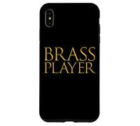 Custodia per iPhone XS Max Brass Musician Wind Music Song Instrument Winded Brass Sound