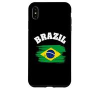 Custodia per iPhone XS Max Brazil National Flag Country Pride Roots Vintage Gift