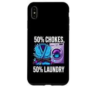 Custodia per iPhone XS Max Brazilian Jiu Jitsu 50% Chokes 50% Laundry BJJ