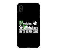 Custodia per iPhone XS Max Breaking Whiskers Cat Sono io quello che pulisce